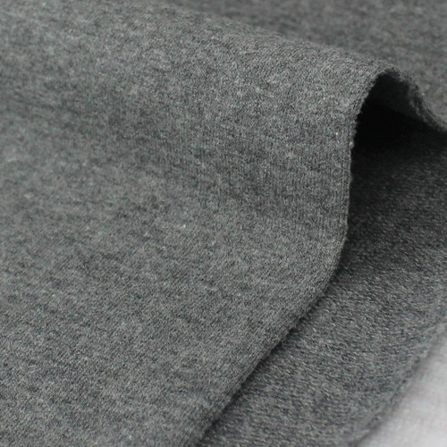 Maike:  Heathered French Terry, Medium Grey