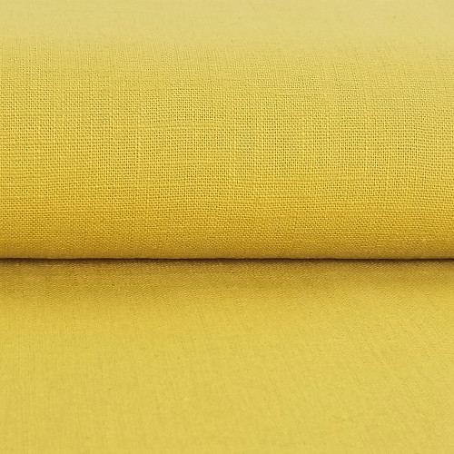 Linen 230g Enzyme Washed:  Golden Yellow