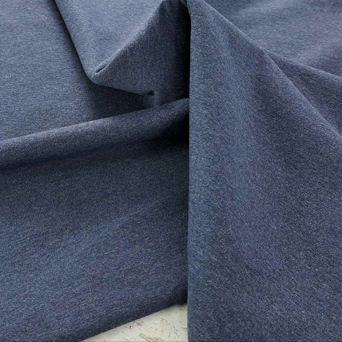 Maike Premium French Terry, Heathered Sapphire