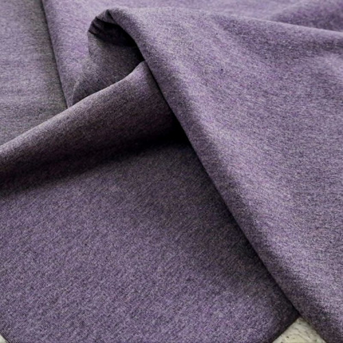 Maike Premium French Terry, Heathered Aubergine