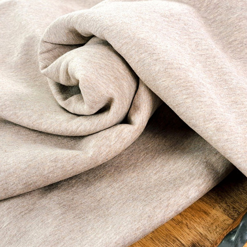 Eike Premium Brushed Sweatshirt, Heathered Light Brown