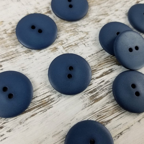 Simple Circle Button:  Prussian Blue