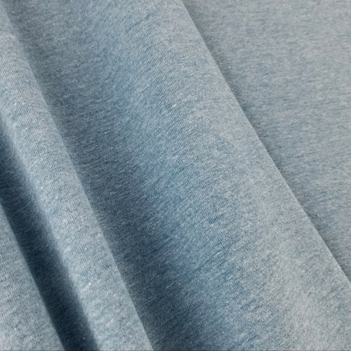 Heathered Jersey Knit: Sky Blue