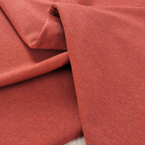 Maike Premium French Terry, Heathered Burnt Sienna