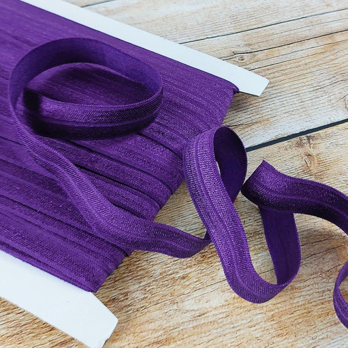 Fold Over Elastic:  Purple