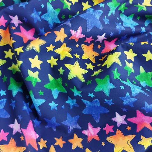 Starry Sky:  Digitally Printed Softshell, European Import