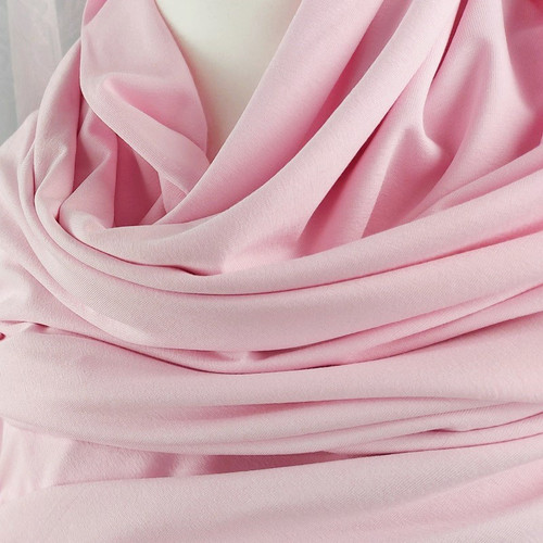 REMNANT:  Viscose Jersey Knit, Pink:  European Import, Stenzo  (32 cm)