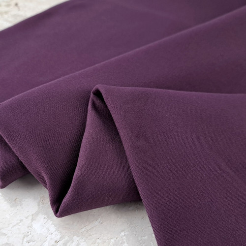 Maike Solid French Terry,  Plum