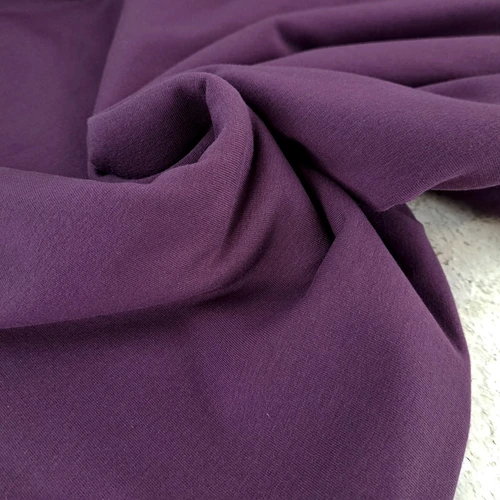 Eike Solid Brushed Sweatshirt, Plum