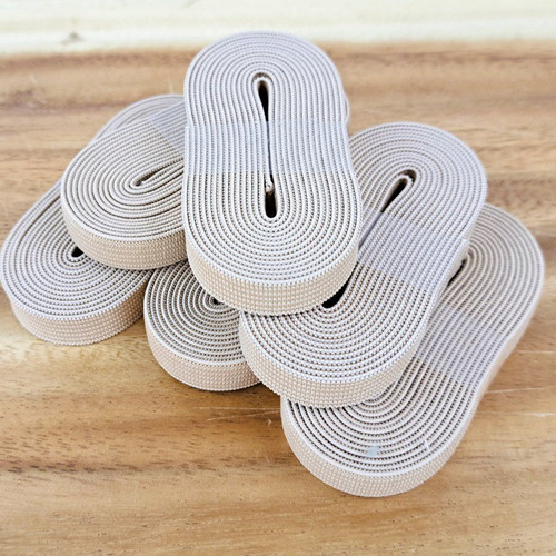 Elastic Bundle (2 meters):  Light Brown, 10 mm
