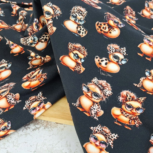 Dressed-Up Ducks:  French Terry, European Import