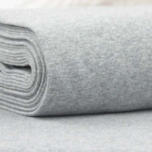 Heike: Heathered Ribbing, Light Grey