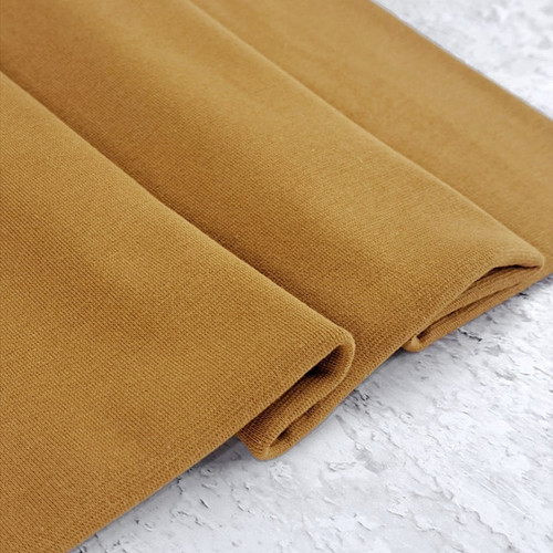 PRE-SALE: Heike 2024 Colours: Solid Ribbing, Amber (Priced per Meter)