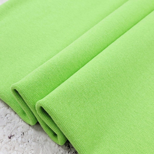 PRE-SALE: Heike 2024 Colours: Solid Ribbing, Chartreuse (Priced per Meter)