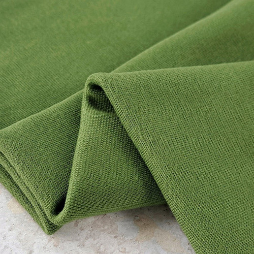 PRE-SALE: Heike 2024 Colours: Solid Ribbing, Basil (Priced per Meter)