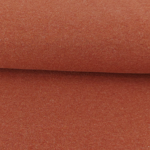 PRE-SALE: Heike: Heathered Ribbing, Burnt Sienna (Priced per Meter)