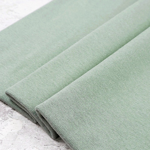 PRE-SALE: Heike 2024 Colours: Solid Ribbing, Matcha (Priced per Meter)