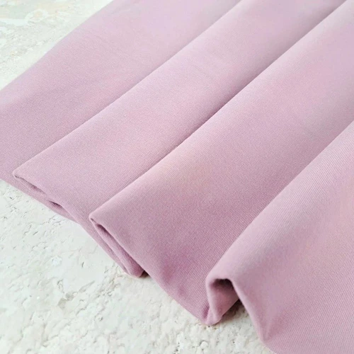 PRE-SALE: Maike Premium French Terry, Pink Pearl (Priced per Meter)