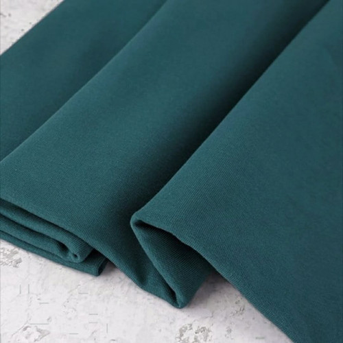 PRE-SALE: Maike Premium French Terry, Peacock (Priced per Meter)