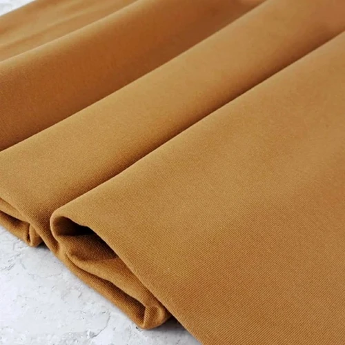 PRE-SALE: Maike Premium French Terry, Amber (Priced per Meter)