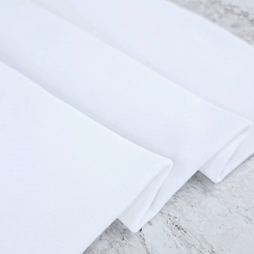 PRE-SALE: Maike 2024 Colours: Solid French Terry, White (Priced per Meter)