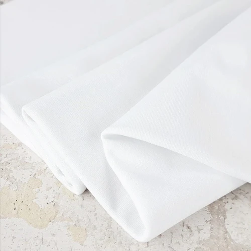 PRE-SALE: Maike Premium French Terry, White (Priced per Meter)