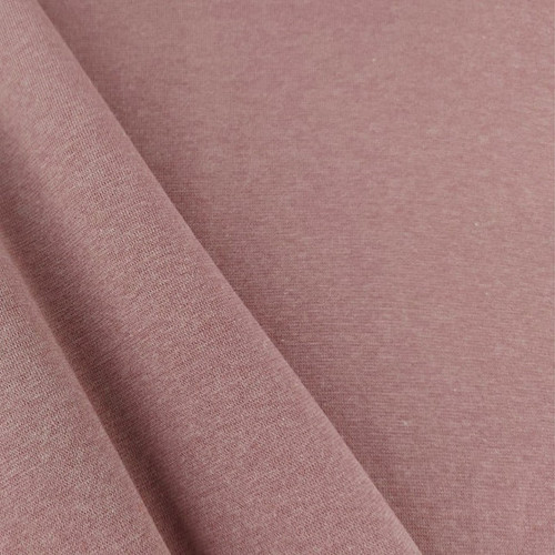 PRE-SALE: Maike: Heathered French Terry, Deep Rose (Priced per Meter)