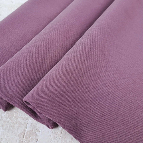 PRE-SALE: Maike Premium French Terry, Mulberry (Priced per Meter)