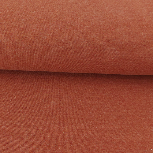 PRE-SALE: Maike: Heathered French Terry, Burnt Sienna (Priced per Meter)