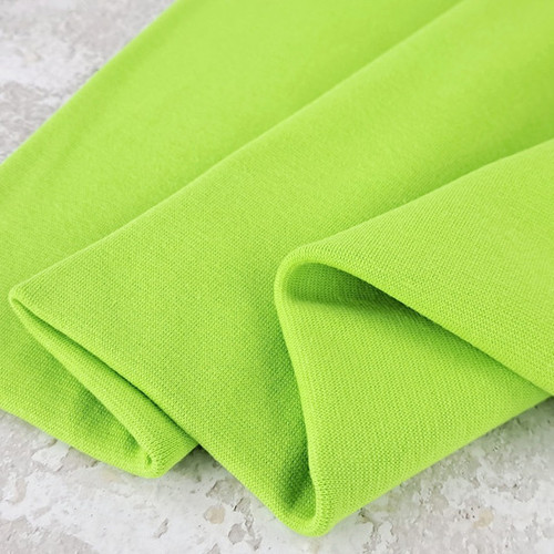 PRE-SALE: Maike 2024 Colours: Solid French Terry, Lime Green (Priced per Meter)