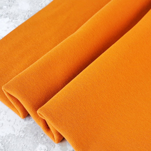 PRE-SALE: Maike 2024 Colours: Solid French Terry, Carrot (Priced per Meter)