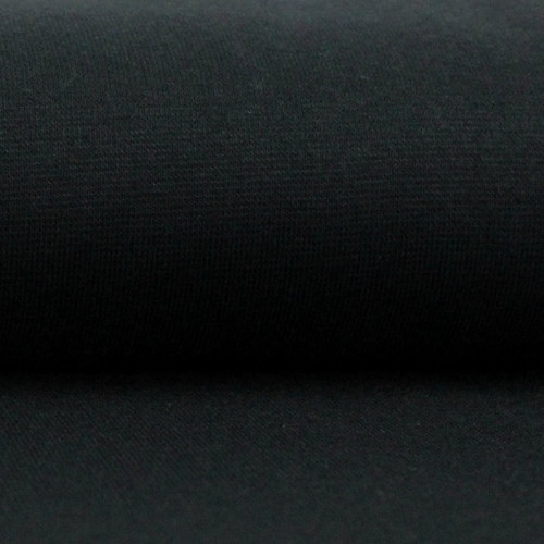 Heike: Solid Ribbing, Black