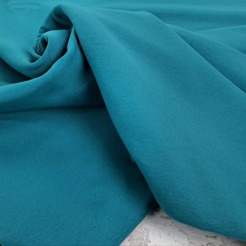 PRE-SALE: Eike Sweatshirt (Brushed French Terry), Peacock (Priced per Meter)