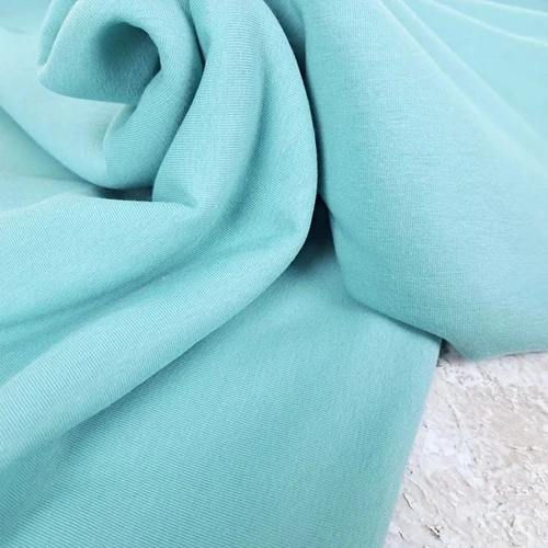 PRE-SALE: Eike Sweatshirt (Brushed French Terry), Aquamarine (Priced per Meter)