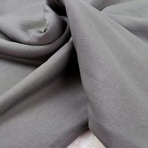 PRE-SALE: Eike Sweatshirt (Brushed French Terry), Steel (Priced per Meter)