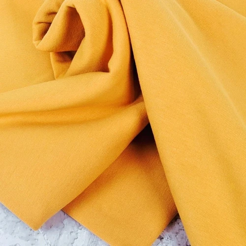 PRE-SALE: Eike Sweatshirt (Brushed French Terry), Marigold (Priced per Meter)