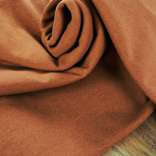 PRE-SALE: Eike Sweatshirt (Brushed French Terry), Heathered Copper (Priced per Meter)