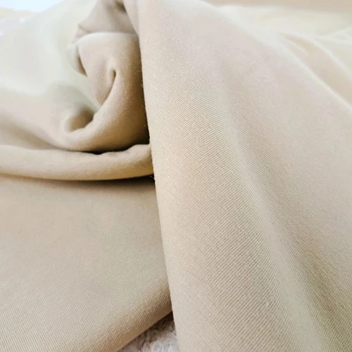 PRE-SALE: Eike Sweatshirt (Brushed French Terry), Malted Milk (Priced per Meter)