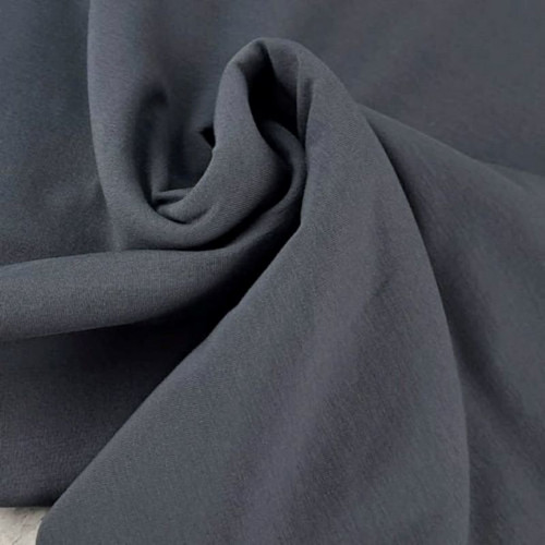 PRE-SALE: Eike Sweatshirt (Brushed French Terry), Pewter (Priced per Meter)