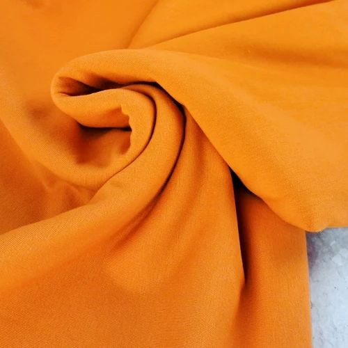 PRE-SALE: Eike Sweatshirt (Brushed French Terry), Carrot (Priced per Meter)