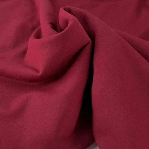 PRE-SALE: Eike Sweatshirt (Brushed French Terry), Ruby (Priced per Meter)