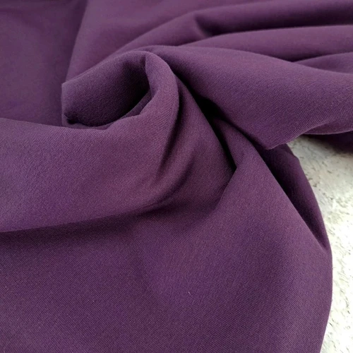 PRE-SALE: Eike Sweatshirt (Brushed French Terry), Plum (Priced per Meter)