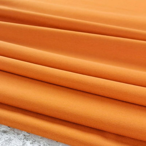 PRE-SALE: Vanessa Premium Jersey Knit, Carrot (Priced per Meter)