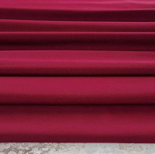 PRE-SALE: Vanessa Premium Jersey Knit, Ruby (Priced per Meter)