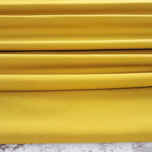 PRE-SALE: Vanessa Premium Jersey Knit, Dijon (Priced per Meter)
