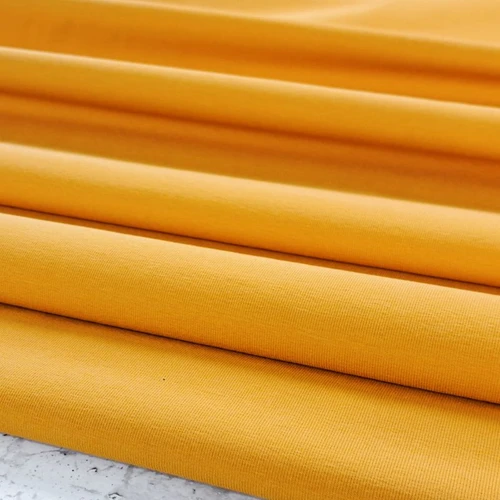 PRE-SALE: Vanessa Premium Jersey Knit, Marigold (Priced per Meter)