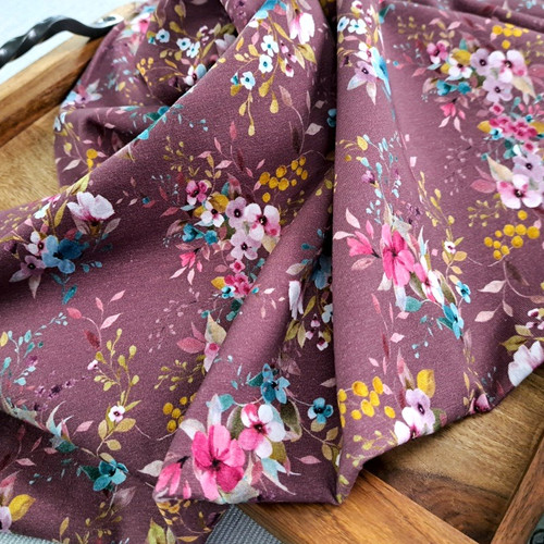Spring Floral: Jersey Knit, European Import