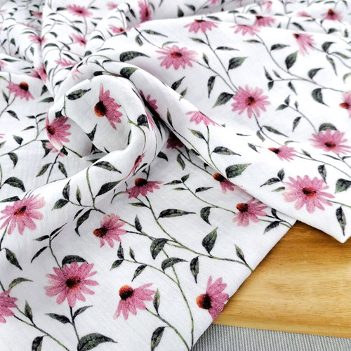 Coneflower:  Double Gauze, European Import