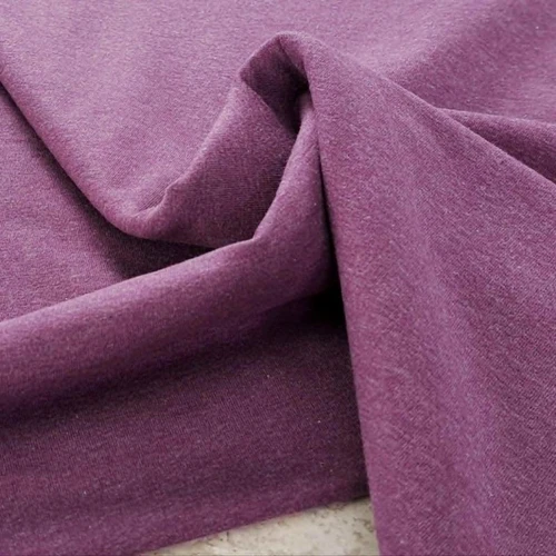 REMNANT: Maike Premium French Terry, Heathered Plum (29 cm)