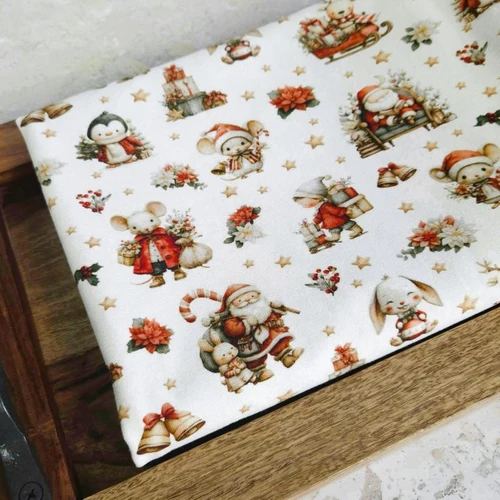 Vintage Christmas: Jersey Knit, European Import